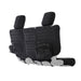 Smittybilt 57646501 Neoprene Seat Cover; Black; Rear; Air Bag Compatible; - Truck Part Superstore