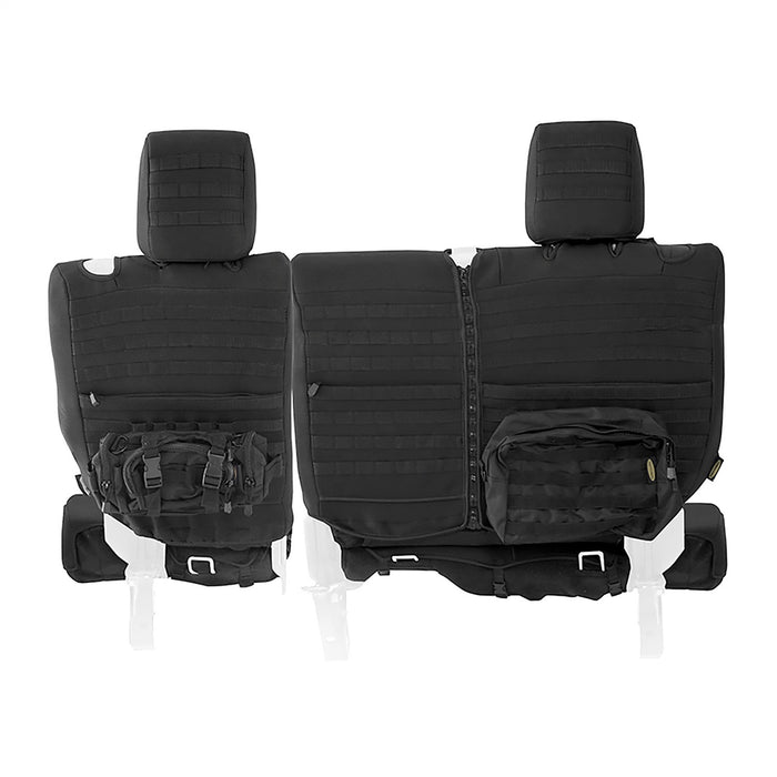 Smittybilt 56647901 GEAR Seat Covers 07, 13-18 Wrangler JK 4 DR Rear Custom Fit Black Smittybilt - Truck Part Superstore