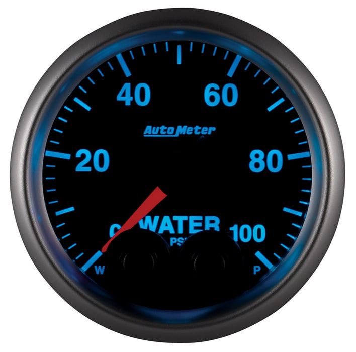 AutoMeter 5668-05702-NS GAUGE; WATERP; 2 1/16in.; 100PSI; STEPPER MOTOR W/PEAK/WARN; ELITE; W/O SENSOR - Truck Part Superstore