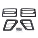 Smittybilt 5670 Euro Head Light Guards 97-06 Wrangler TJ Black 4 Piece Smittybilt - Truck Part Superstore