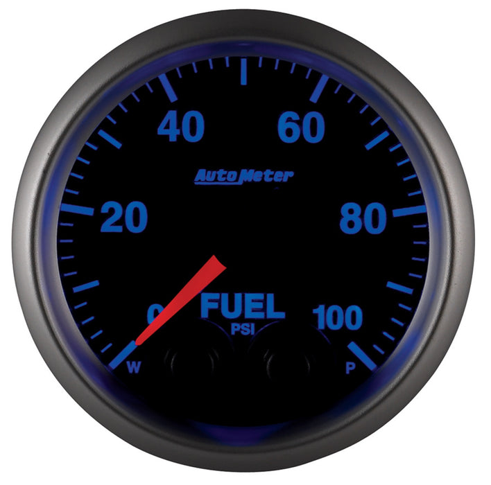 AutoMeter 5671 GAUGE; FUEL PRESS; 2 1/16in.; 100PSI; DIGITAL STEPPER MOTOR W/PEAK/WARN; ELITE - Truck Part Superstore