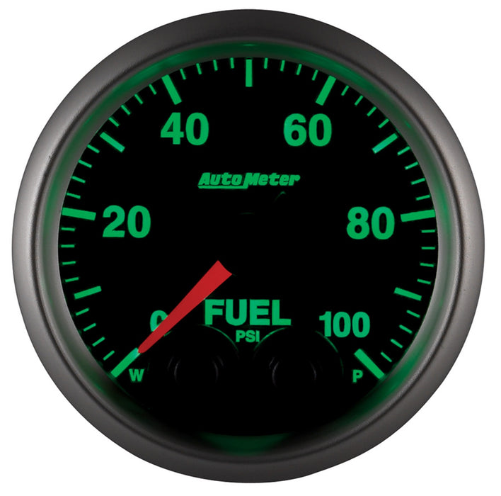 AutoMeter 5671 GAUGE; FUEL PRESS; 2 1/16in.; 100PSI; DIGITAL STEPPER MOTOR W/PEAK/WARN; ELITE - Truck Part Superstore