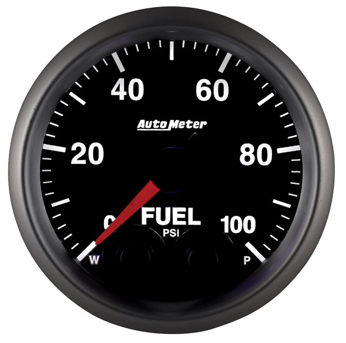 AutoMeter 5671 GAUGE; FUEL PRESS; 2 1/16in.; 100PSI; DIGITAL STEPPER MOTOR W/PEAK/WARN; ELITE - Truck Part Superstore