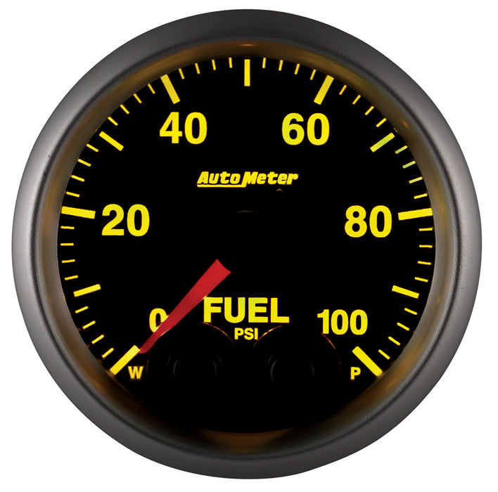 AutoMeter 5671 GAUGE; FUEL PRESS; 2 1/16in.; 100PSI; DIGITAL STEPPER MOTOR W/PEAK/WARN; ELITE - Truck Part Superstore