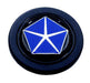 Grant 5673 Mopar Licensed Horn Button; Black Plastic; Chrysler Penastar; Signature Wheels; - Truck Part Superstore