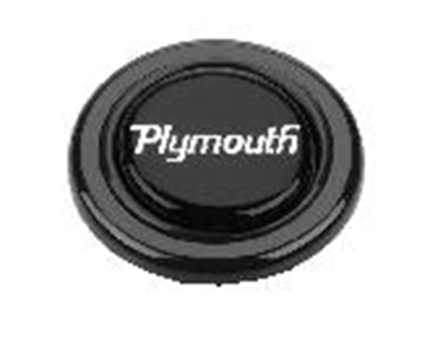 Grant 5674 Mopar Licensed Horn Button; Black Plastic; Plymouth; Signature Wheels; - Truck Part Superstore