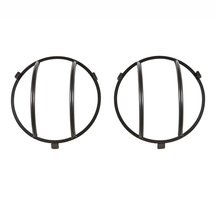 Smittybilt 5680 Euro Head Light Guards 07-18 Wrangler JK Black 2 Piece Smittybilt - Truck Part Superstore