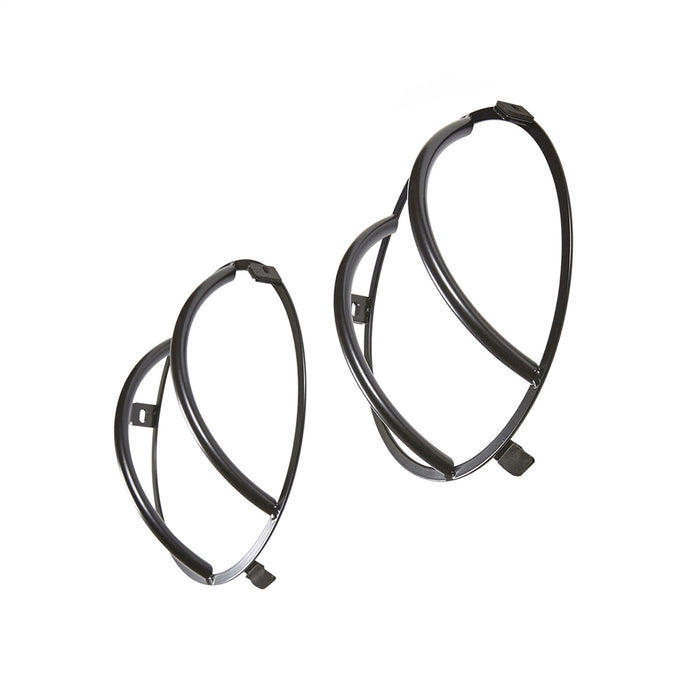 Smittybilt 5680 Euro Head Light Guards 07-18 Wrangler JK Black 2 Piece Smittybilt - Truck Part Superstore