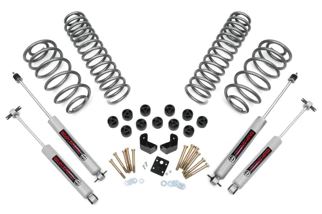 Rough Country 646.2 3.75 Inch Jeep Combo Lift Kit Preminum N3 Shocks 4 Cyl 04-06 4WD Jeep Wrangler TJ Unlimited 97-06 4WD Jeep Wrangler TJ Rough Country - Truck Part Superstore