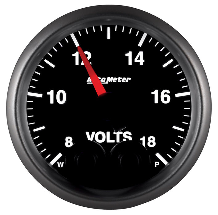 AutoMeter 5683 GAUGE; VOLTMETER; 2 1/16in.; 18V; DIGITAL STEPPER MOTOR W/PEAK/WARN; ELITE - Truck Part Superstore