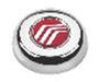 Grant 5687 Ford Licensed Horn Button; Chrome; Mercury®; Classic/Challenger Wheels; - Truck Part Superstore