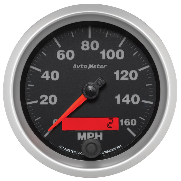 AutoMeter 5688 GAUGE; SPEEDOMETER; 3 3/8in.; 160MPH; ELEC. PROGRAMMABLE; ELITE - Truck Part Superstore