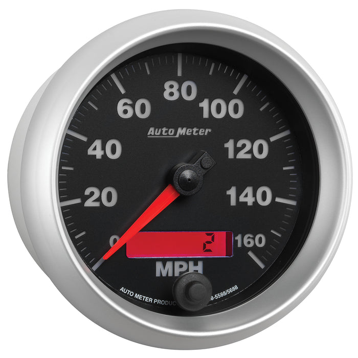 AutoMeter 5688 GAUGE; SPEEDOMETER; 3 3/8in.; 160MPH; ELEC. PROGRAMMABLE; ELITE - Truck Part Superstore