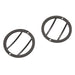 Smittybilt 5691 Jeep JK Euro Side Marker Light Guards Stainless Steel Black Pair Smittybilt - Truck Part Superstore