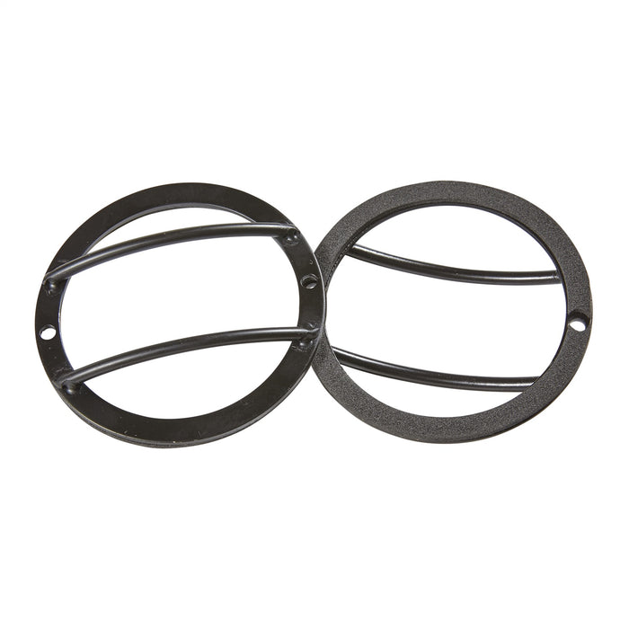 Smittybilt 5691 Jeep JK Euro Side Marker Light Guards Stainless Steel Black Pair Smittybilt - Truck Part Superstore