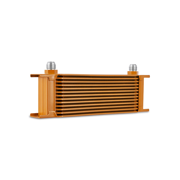 Mishimoto MMOC-13GD Universal 13-Row Oil Cooler, Gold - Truck Part Superstore