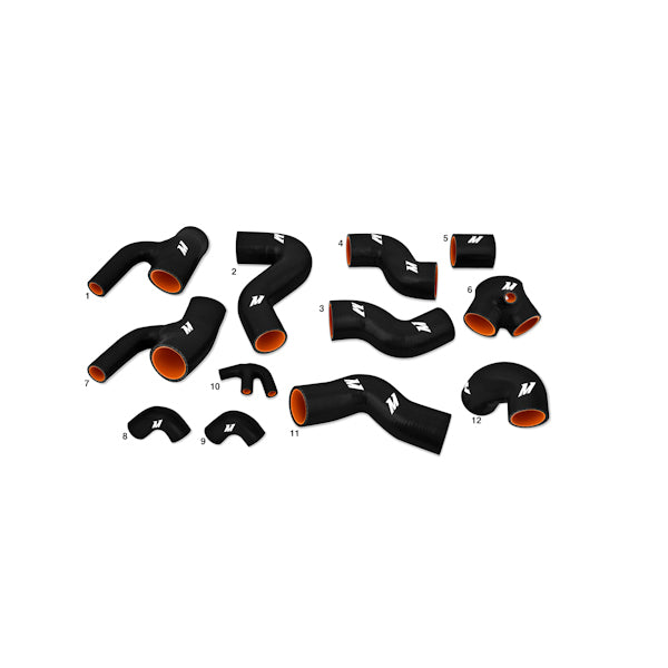 Mishimoto MMHOSE-S4-97TBK Silicone Turbo Hose Kit, fits Audi S4 1997-2002 - Truck Part Superstore