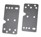 GEN-Y Hitch GH-8000 Fifth Wheel Shim Plates 1/4" qty 2 for 12.5" wide wing openings - Truck Part Superstore