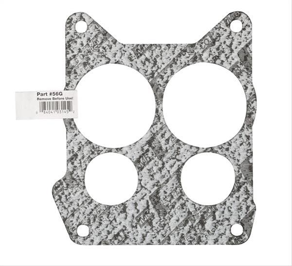 Mr Gasket 56G Carburetor Base Gasket; Edelbrock Q Jet /Rochester; 4bbl; 4 Hole; - Truck Part Superstore
