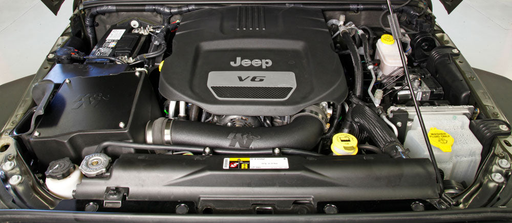 K&N 57-1573 Engine Air Intake and Air Box Kit - Truck Part Superstore