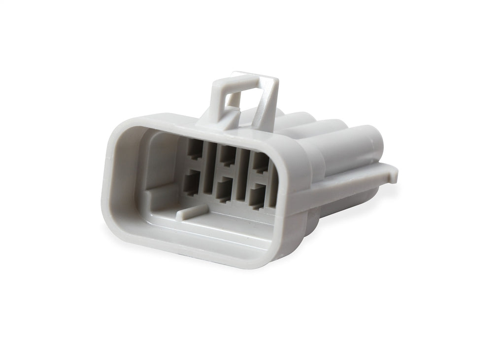Holley EFI 570-208 Odd/Even Coil Connectors; Sub Harness Connector; 8 Cavity; Male; Grey; - Truck Part Superstore