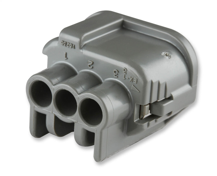 Holley EFI 570-332 Wiring Connector Bulk Pack; 3 Pin Sealed; For Hemi CAM Sensor; Grey; 10 Pack; - Truck Part Superstore