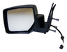 Crown Automotive Jeep Replacement 57010077AE Door Mirror; Left; Power; Foldaway; w/o Driver Memory; Black; - Truck Part Superstore