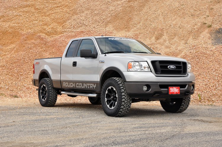 Rough Country 57032 2.0 Inch Ford Strut Leveling Kit Lifted Struts w/N3 ShocksFor 04-08 F-150 2WD Rough Country - Truck Part Superstore