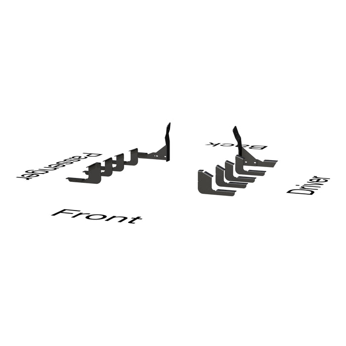 Luverne 570757 Mega/O-Mega Step Mounting Brackets W2W - Truck Part Superstore