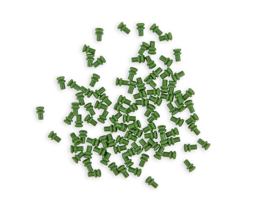 Holley EFI 571-109 Weather Seal Bulk Pack; GT 150; 22-20GA; Green; 100 Pack; - Truck Part Superstore