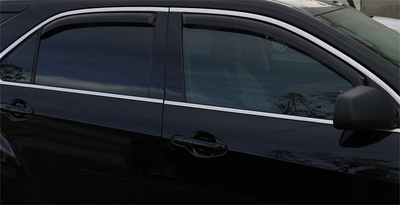 EGR 571382 EGR In Channel Style Light Smoke Window Visor-proudly made in the USA. - Truck Part Superstore
