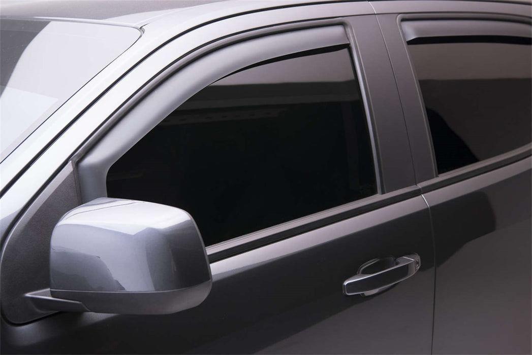 EGR 571395 EGR In Channel Style Black Window Visor-proudly made in the USA. - Truck Part Superstore