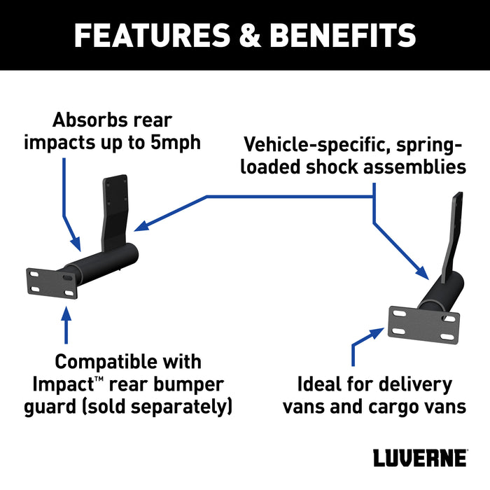 Luverne 571500 Impact Bumper Shock-Absorbing Bracket Kit - Truck Part Superstore