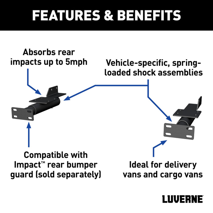 Luverne 571501 Bracket Kit; Carbon Steel; Textured Black Powder Coat; - Truck Part Superstore