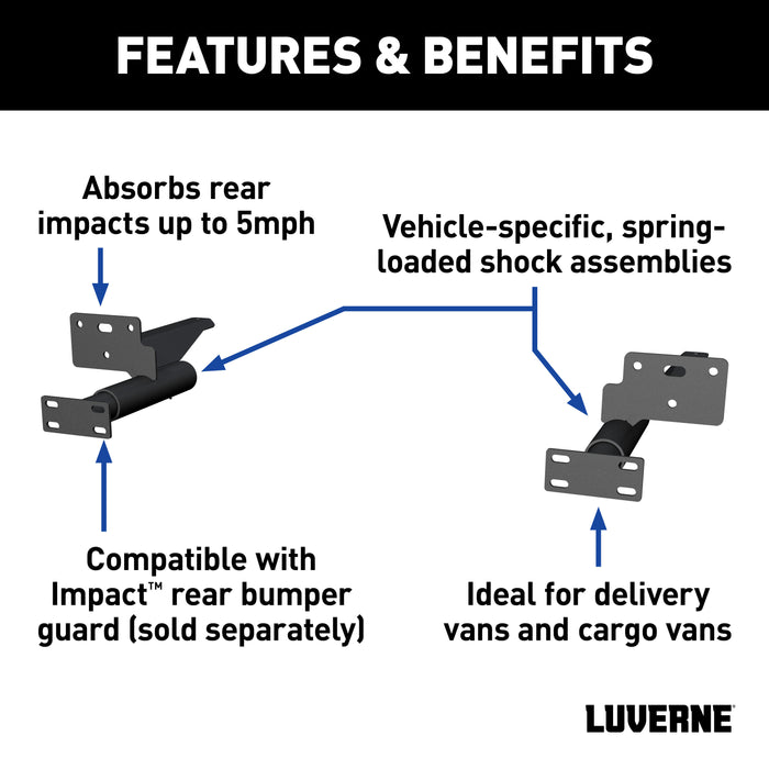 Luverne 571502 Bracket Kit; Carbon Steel; Textured Black Powder Coat; - Truck Part Superstore