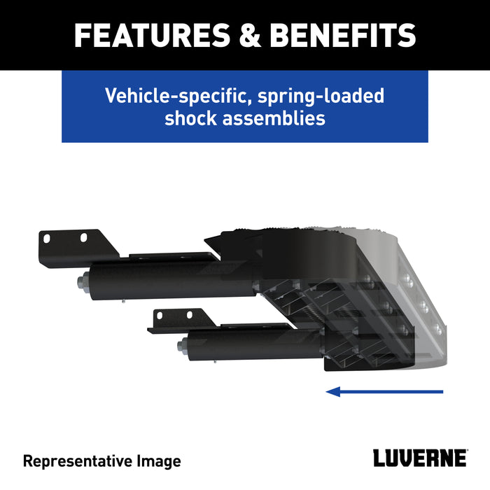 Luverne 571502 Bracket Kit; Carbon Steel; Textured Black Powder Coat; - Truck Part Superstore