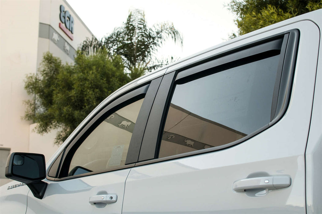 EGR 571691 EGR In Channel Style Dark Smoke Window Visor-proudly made in the USA. - Truck Part Superstore