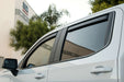 EGR 571695 EGR In Channel Style Black Window Visor-proudly made in the USA. - Truck Part Superstore