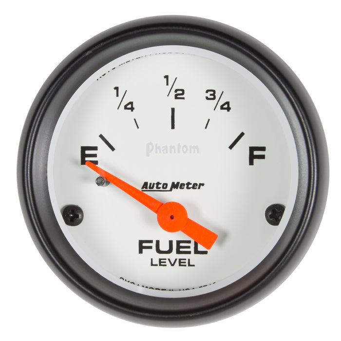 AutoMeter 5719 GAUGE; FUEL LEVEL; 2 1/16in.; 73OE TO 10OF(AFTERMARKET LINEAR); ELEC; PHANTOM - Truck Part Superstore