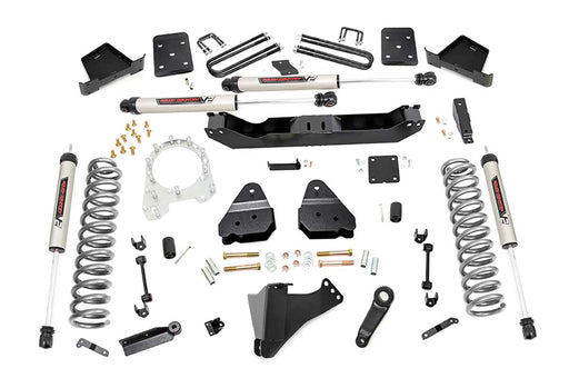 Rough Country 55070 4.5 Inch Suspension Lift Kit 3.5 Inch Axle Diam w/V2 Shocks 17-19 F-250/350 4WD Diesel Rough Country - Truck Part Superstore