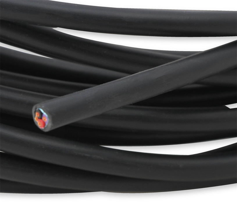 Holley EFI 572-103 Conductor Cable; Shielded 3 Wire Design; [3x] 20AWG Wires; 25 ft.; - Truck Part Superstore
