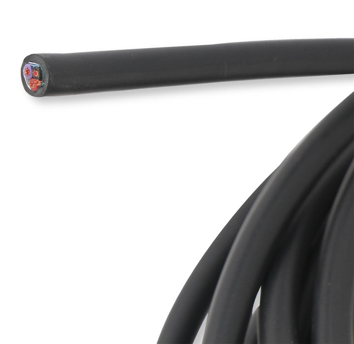 Holley EFI 572-103 Conductor Cable; Shielded 3 Wire Design; [3x] 20AWG Wires; 25 ft.; - Truck Part Superstore