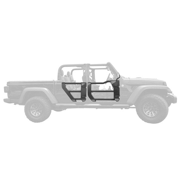 Go Rhino 572601 Trailline Tube Doors, Front pair for Jeep JL/JLU and JT - Truck Part Superstore