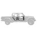 Go Rhino 572601 Trailline Tube Doors, Front pair for Jeep JL/JLU and JT - Truck Part Superstore
