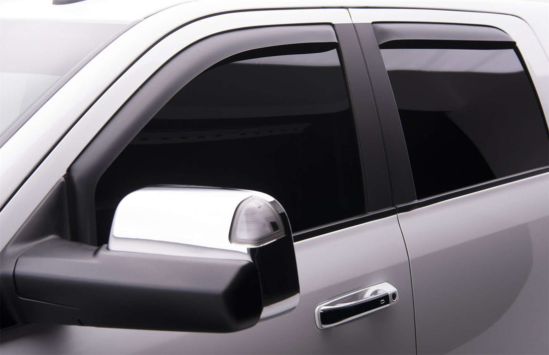 EGR 572755 EGR In Channel Style Black Window Visor-proudly made in the USA. - Truck Part Superstore