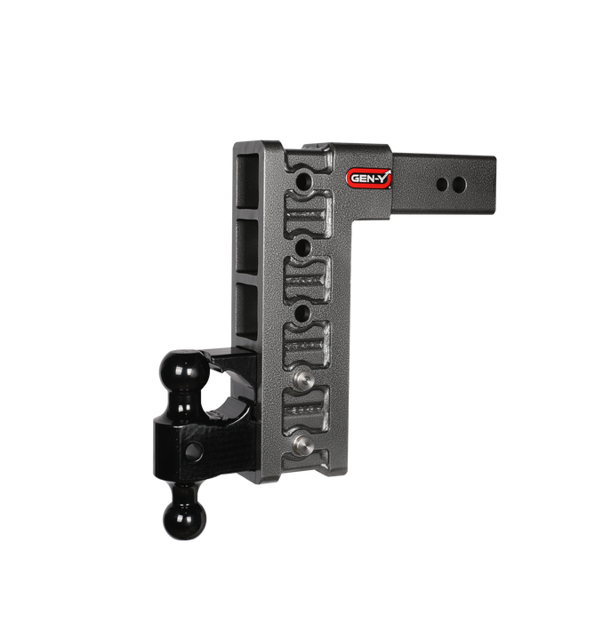 GEN-Y Hitch GH-1725 MEGA-DUTY 3" Shank 12" Drop 3.5K TW 32K Hitch with Dual-Ball & Pintle Lock - Truck Part Superstore