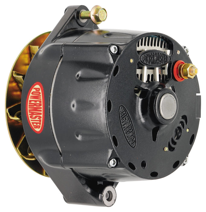 Powermaster Performance 57295 Smooth Look™ Alternator; 12si; 150 Amp; 100 Idle; 1V; Baffle; Black; - Truck Part Superstore