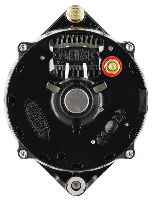 Powermaster Performance 57295 Smooth Look™ Alternator; 12si; 150 Amp; 100 Idle; 1V; Baffle; Black; - Truck Part Superstore
