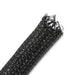 Holley EFI 573-101 Bulk Split Wire Loom Tubing; 1/8 in. Braided F6 Tubing; 50 ft.; Black; - Truck Part Superstore