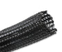 Holley EFI 573-109 Bulk Split Wire Loom Tubing; 3/4 in. Braided F6 Tubing; 50 ft.; Black; - Truck Part Superstore